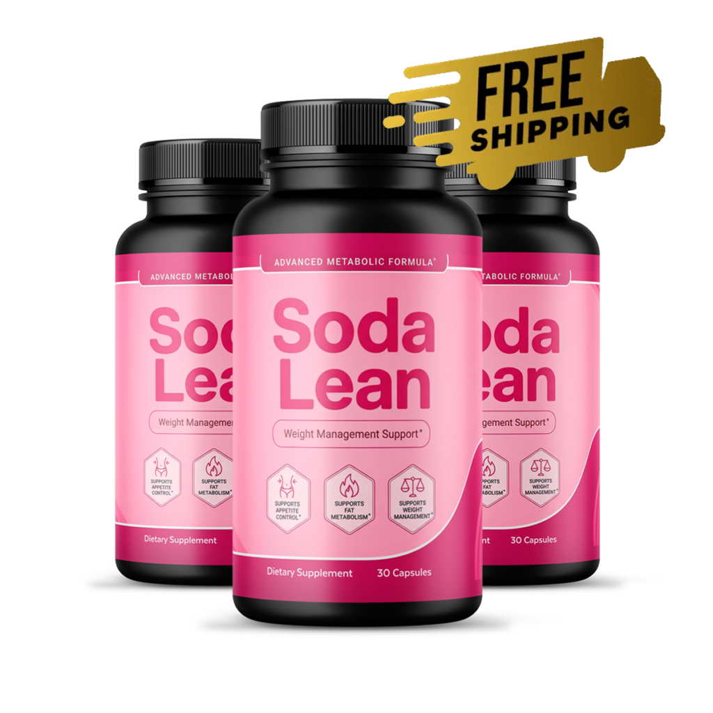 Three bottle bundle of SodaLean with free shipping
