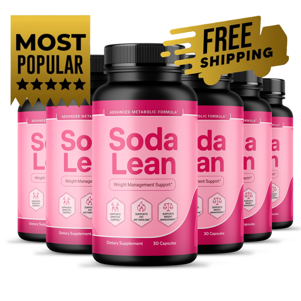 Six bottle bundle of SodaLean, most popular option